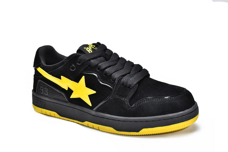 A Bathing Bape Sk8 Sta 'Black Yellow'