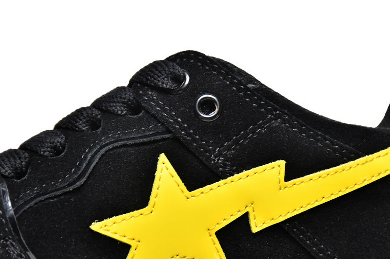 A Bathing Bape Sk8 Sta 'Black Yellow'