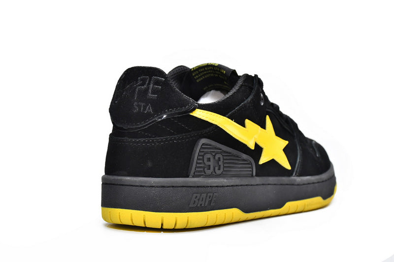 A Bathing Bape Sk8 Sta 'Black Yellow'