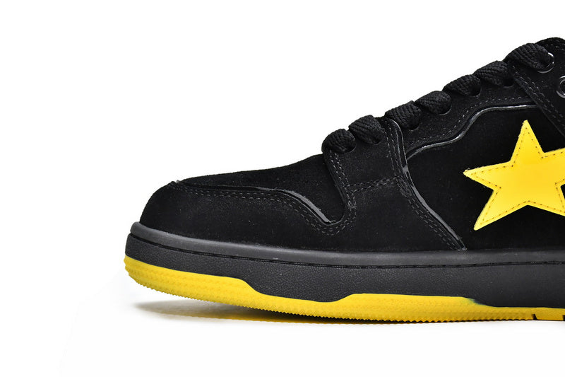 A Bathing Bape Sk8 Sta 'Black Yellow'