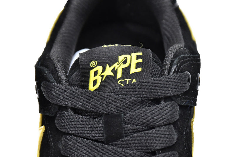 A Bathing Bape Sk8 Sta 'Black Yellow'