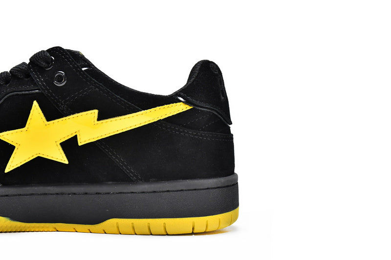 A Bathing Bape Sk8 Sta 'Black Yellow'