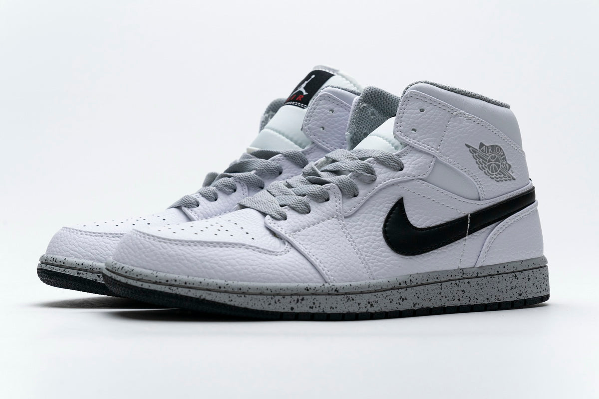 Air Jordan 1 Mid 'White Cement'