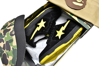 A Bathing Bape Sk8 Sta 'Black Yellow'