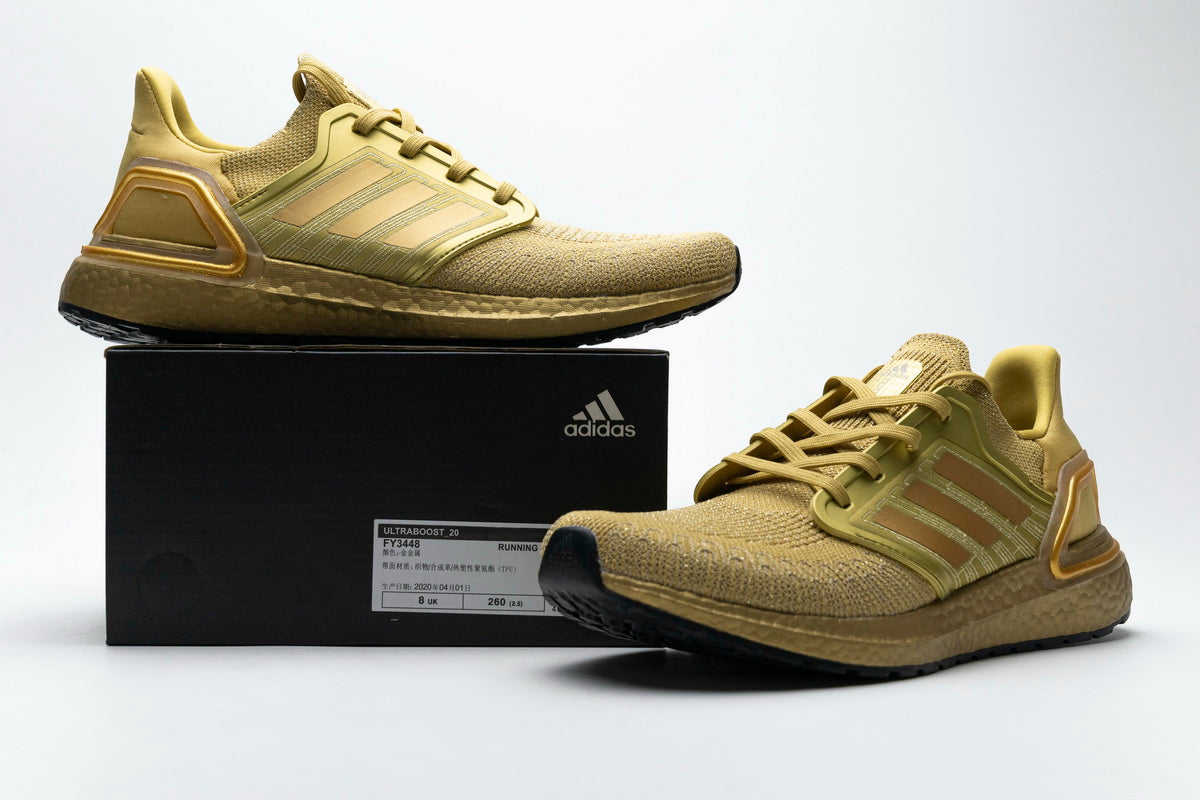 adidas UltraBoost 20 'Gold Metallic'