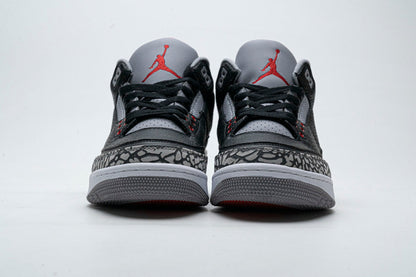 Air Jordan 3 Retro OG 'Black Cement' – Classic Basketball Sneaker