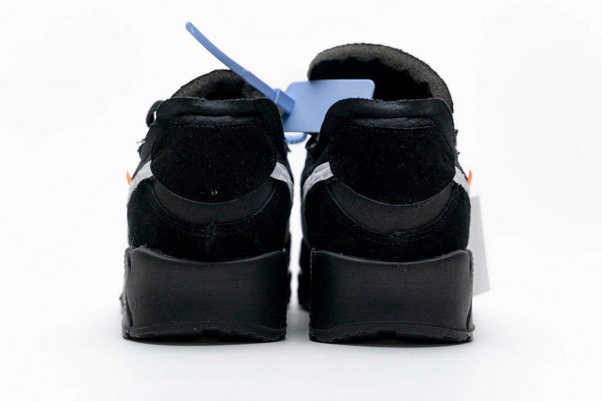 Air Max 90 'Black' Off-White Collaboration – Stylish Black Sneakers