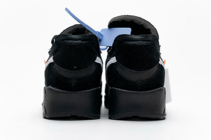 Air Max 90 'Black' Off-White Collaboration – Stylish Black Sneakers