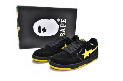 A Bathing Bape Sk8 Sta 'Black Yellow'