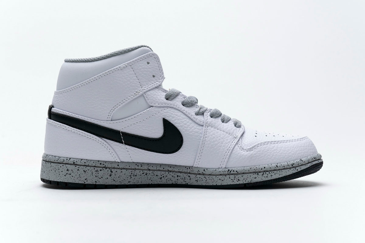 Air Jordan 1 Mid 'White Cement'