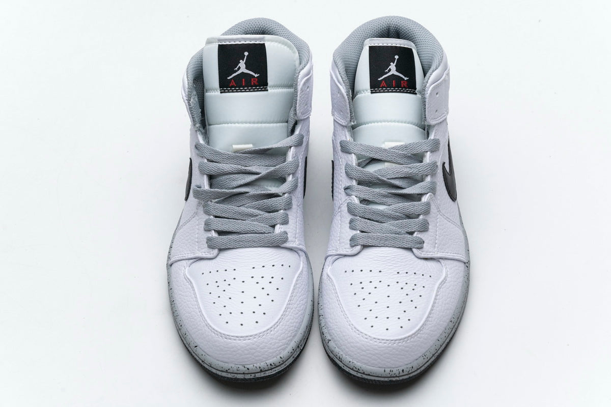 Air Jordan 1 Mid 'White Cement'