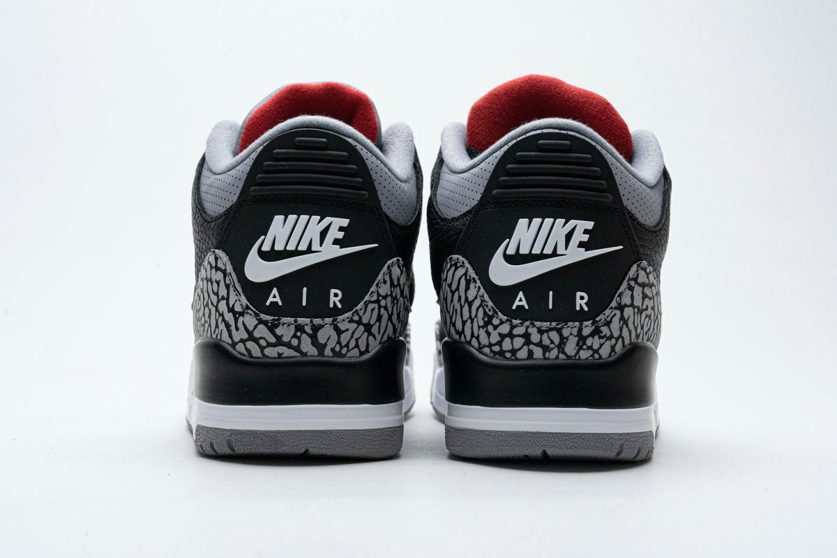 Air Jordan 3 Retro OG 'Black Cement' – Classic Basketball Sneaker
