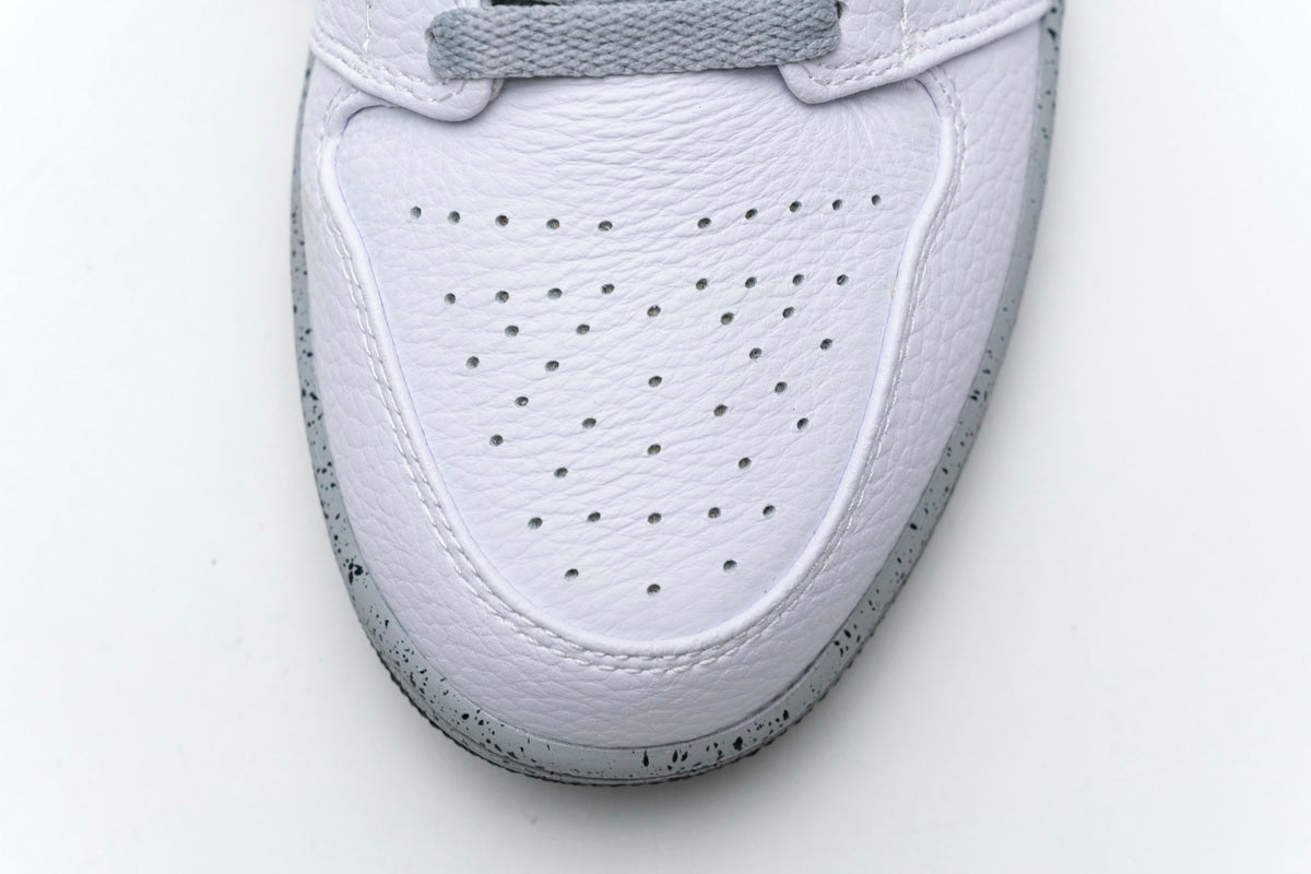 Air Jordan 1 Mid 'White Cement'