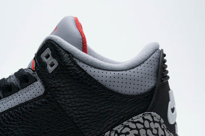 Air Jordan 3 Retro OG 'Black Cement' – Classic Basketball Sneaker