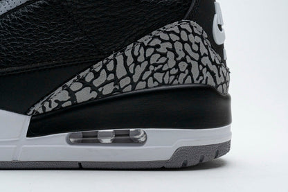 Air Jordan 3 Retro OG 'Black Cement' – Classic Basketball Sneaker