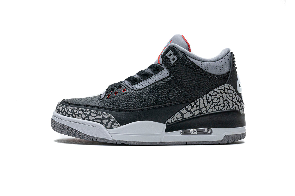 Air Jordan 3 Retro OG 'Black Cement' – Classic Basketball Sneaker