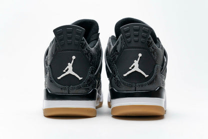 Air Jordan 4 Retro 'Black Laser' – Bold and Intricate
