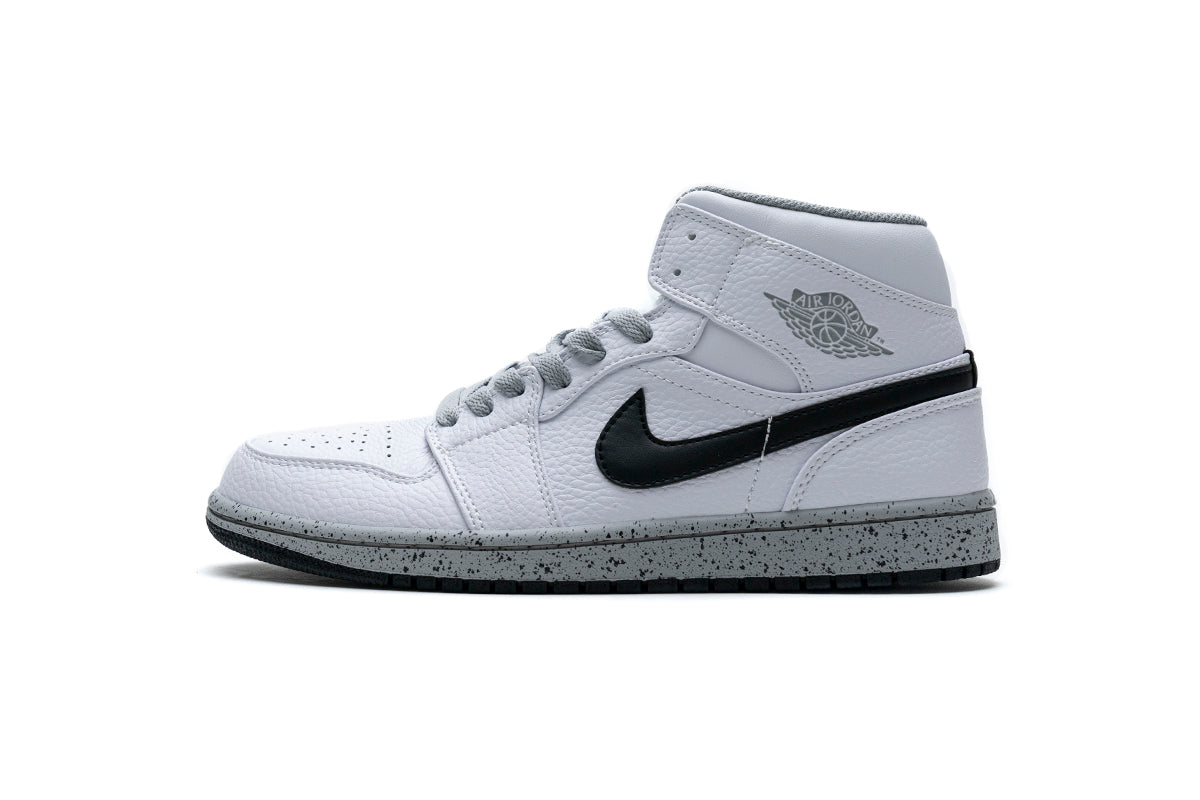Air Jordan 1 Mid 'White Cement'