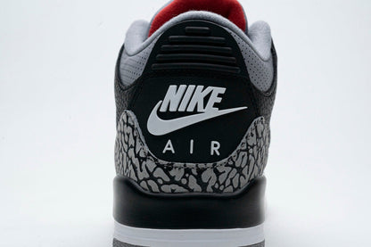 Air Jordan 3 Retro OG 'Black Cement' – Classic Basketball Sneaker