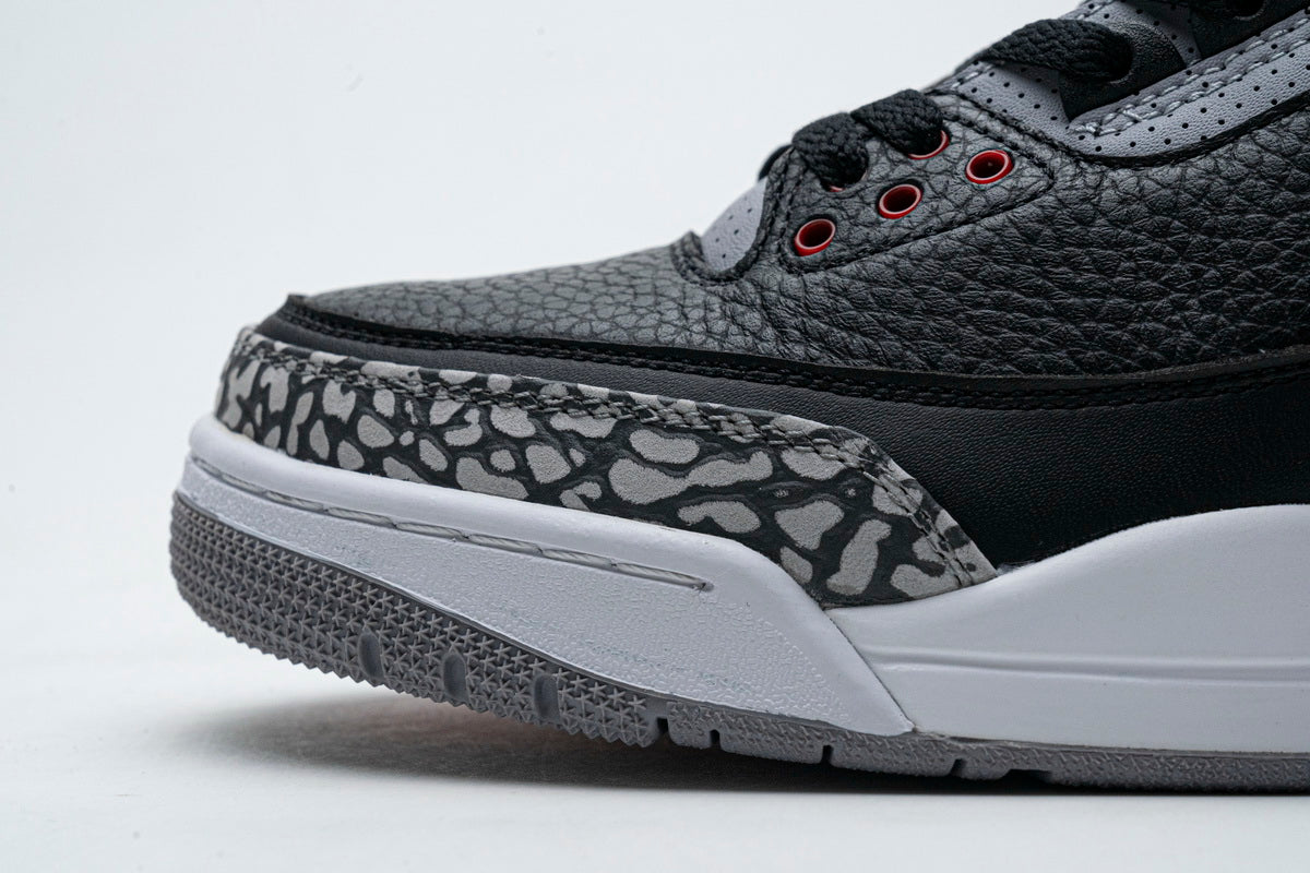 Air Jordan 3 Retro OG 'Black Cement' – Classic Basketball Sneaker