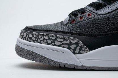 Air Jordan 3 Retro OG 'Black Cement' – Classic Basketball Sneaker