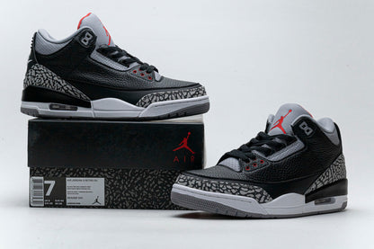Air Jordan 3 Retro OG 'Black Cement' – Classic Basketball Sneaker