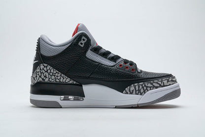 Air Jordan 3 Retro OG 'Black Cement' – Classic Basketball Sneaker