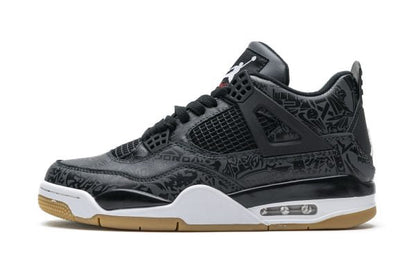 Air Jordan 4 Retro 'Black Laser' – Bold and Intricate