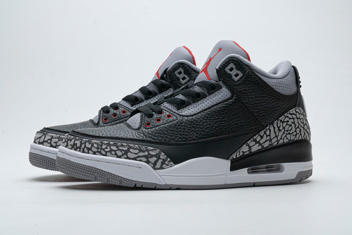 Air Jordan 3 Retro OG 'Black Cement' – Classic Basketball Sneaker